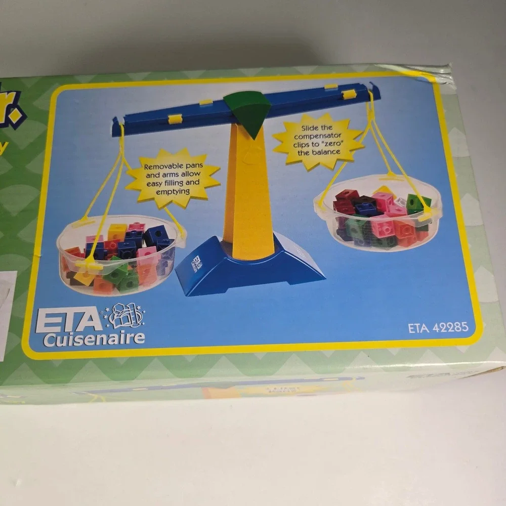 Pan Balance Jr Educational Science Scale ETA Cuisenaire 42285 Learning Tool